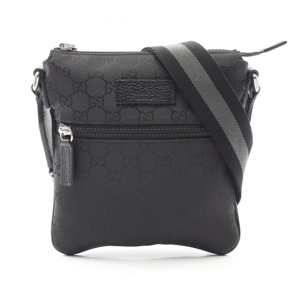 Gucci GG shoulder bag leather black